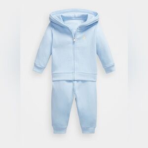 Ralph Lauren Sky Blue Kids Hoodie and Pants Set